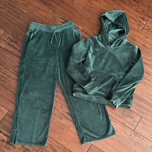 All in Motion Sage Velour Hoodie and Joggers